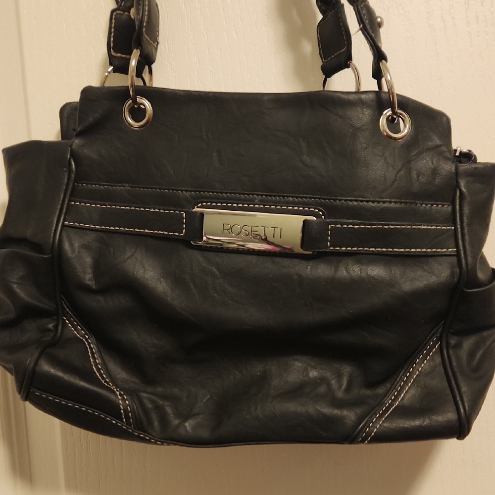 Rosetti Elegant Black Shoulder Bag